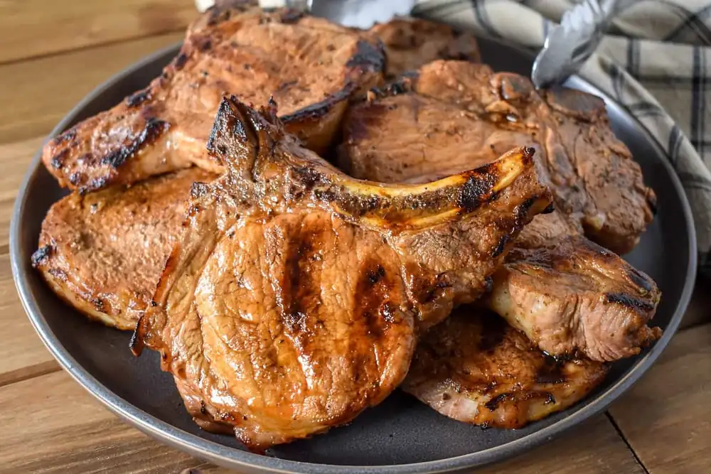 Grilled Pork Chops with Mojo Marinade