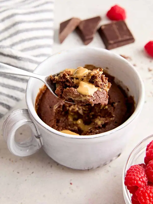 This Chocolate Mug Cake hits the spot when you need a chocolate fix
