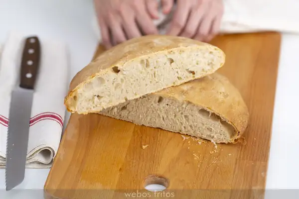 Olive oil bread made in Ankarsrum