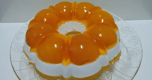 Peach Pudding Recipe, submitted by nani
