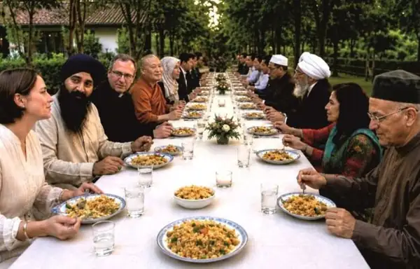 The symbolic meanings of eating together and the table as a place for building bonds
