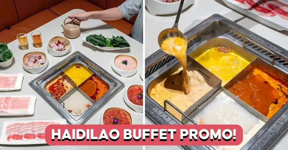 Haidilao ofrece un bufé por $34.95++ con carne y guarniciones ilimitadas hasta el 13 de febrero
