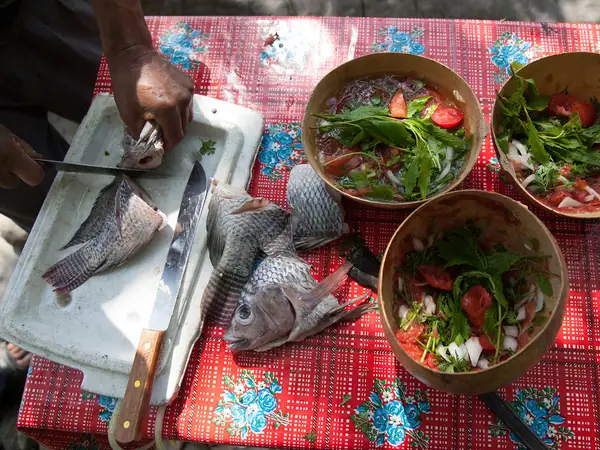 The Final Ingredient to This Mexican Soup? A Hot Rock to Cook It