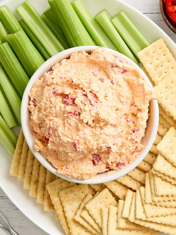 The perfect party dip, sandwich spread, or snack board addition