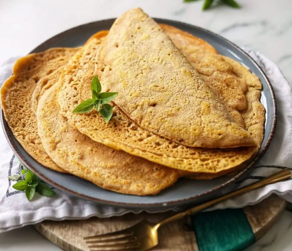 Easy Red Lentil Pancakes (Flatbread) Recipe