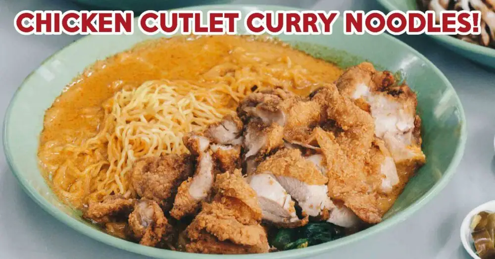 Reseña de Cantonese Delights: Fideos con milanesa de pollo frita bañados en salsa de curry en Chinatown