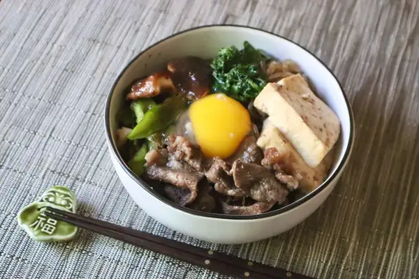Sukiyaki Donburi Recipe