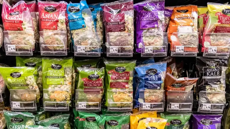 Effortlessly Upgrade Bagged Salad With The Leftovers In Your Fridge