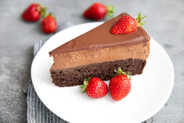 Stunning Chocolate Mousse Cake That's Secretly Low Carb!