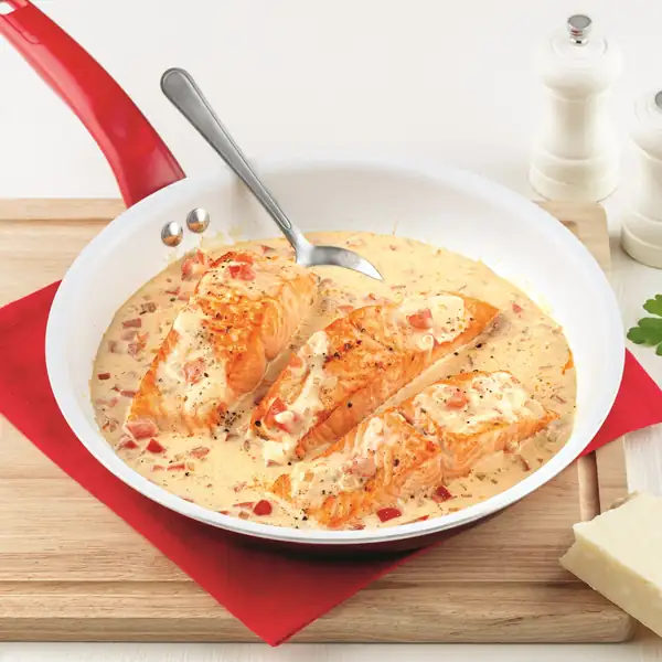 Salmon, creamy Cajun sauce