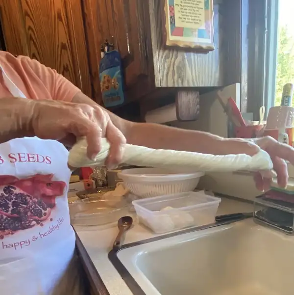 Homemade Armenian String Cheese