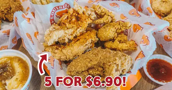 Popeyes Day: Get 5pc Fried Chicken For $6.90 On 3 Nov 2019