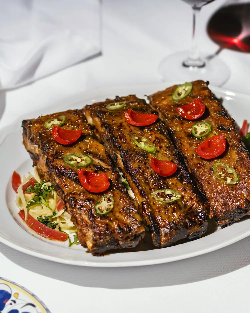 Receta de costillas con pimientos cherry de Carbone
