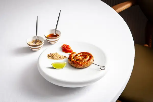 Chicken Sausage With Farofa And Tomato Vinaigrette Recipe