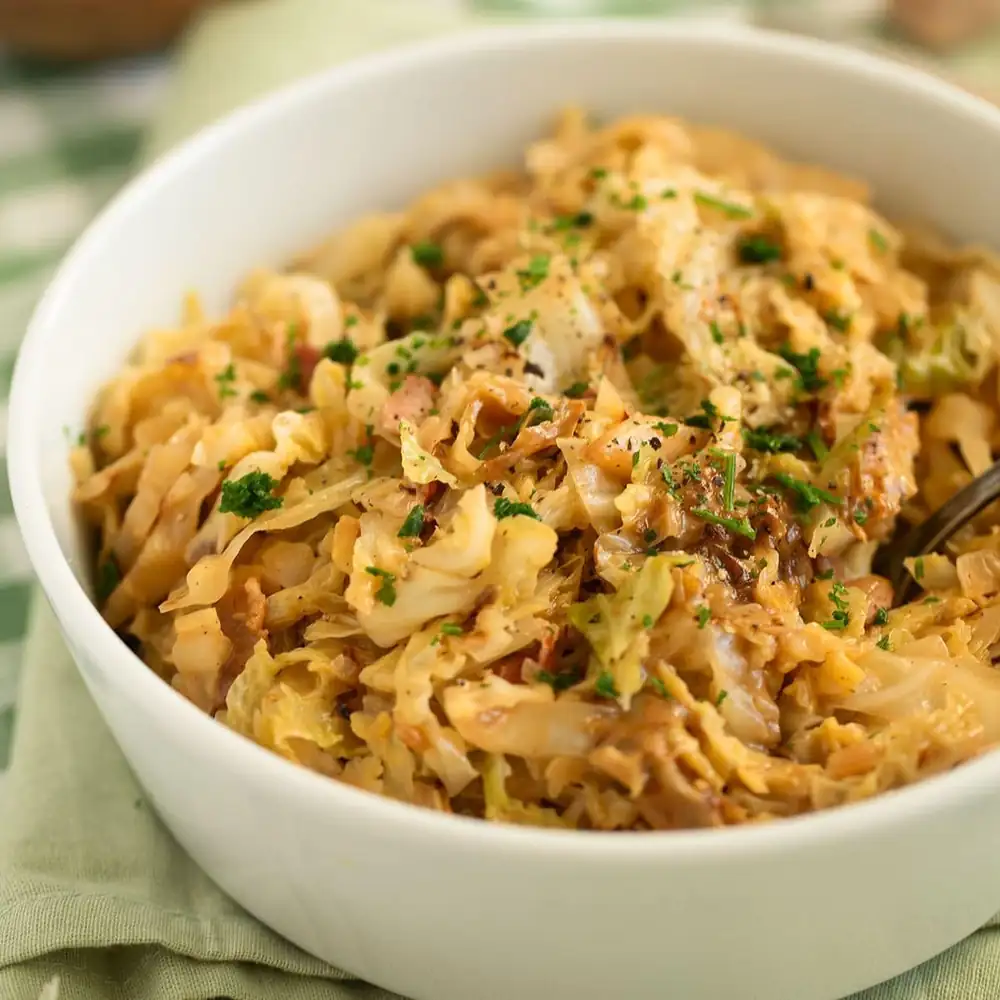 Creamy Savoy Cabbage