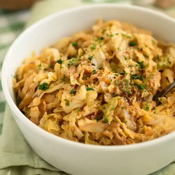 Creamy Savoy Cabbage