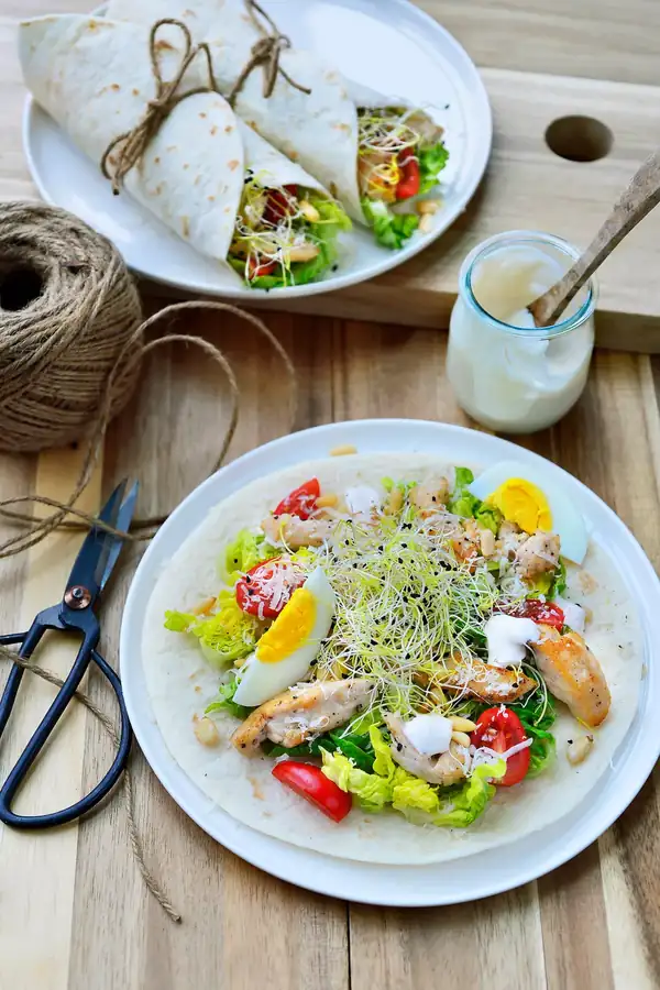 Wraps de ensalada César