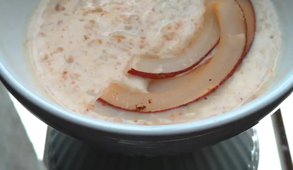 Recipe for oatmeal porridge with a cornmeal porridge flavor/sweet tooth, submitted by Natália