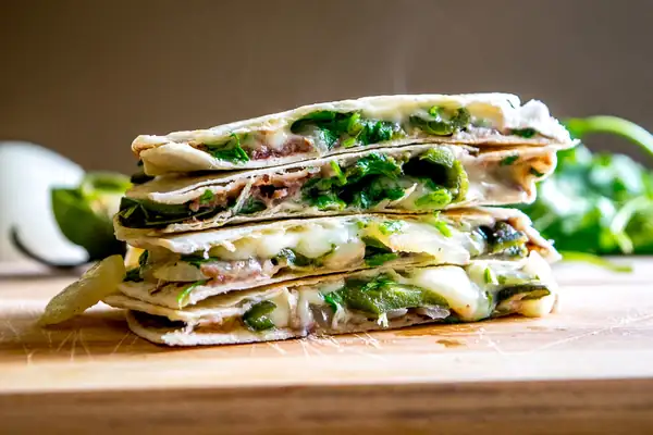 Roasted Poblano Quesadillas