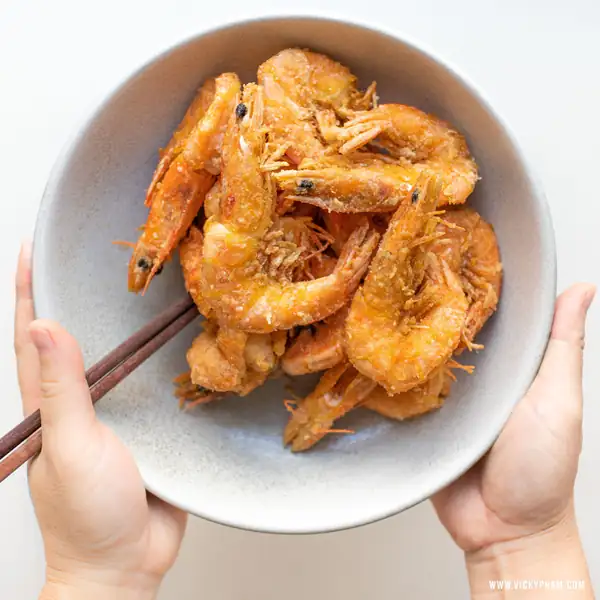 Vietnamese Crispy Salt and Pepper Shrimp with Five Spice (Tôm Rang Muối)
