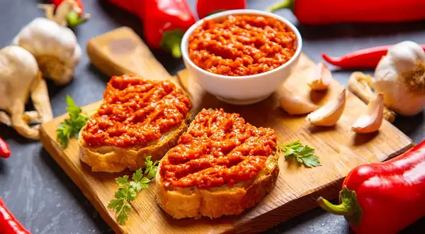 Caviar de pimiento morrón para el invierno: una receta paso a paso con fotos (1339 kcal)