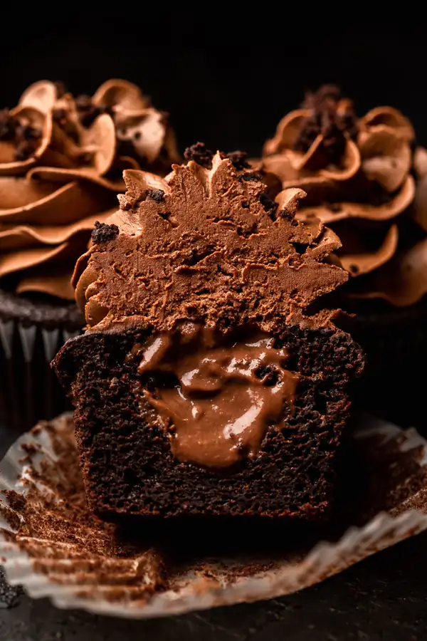 The Best Brooklyn Blackout Cupcakes