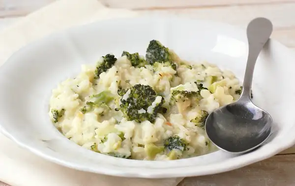 Recipe for creamy broccoli risotto, submitted by Paula Slaviero