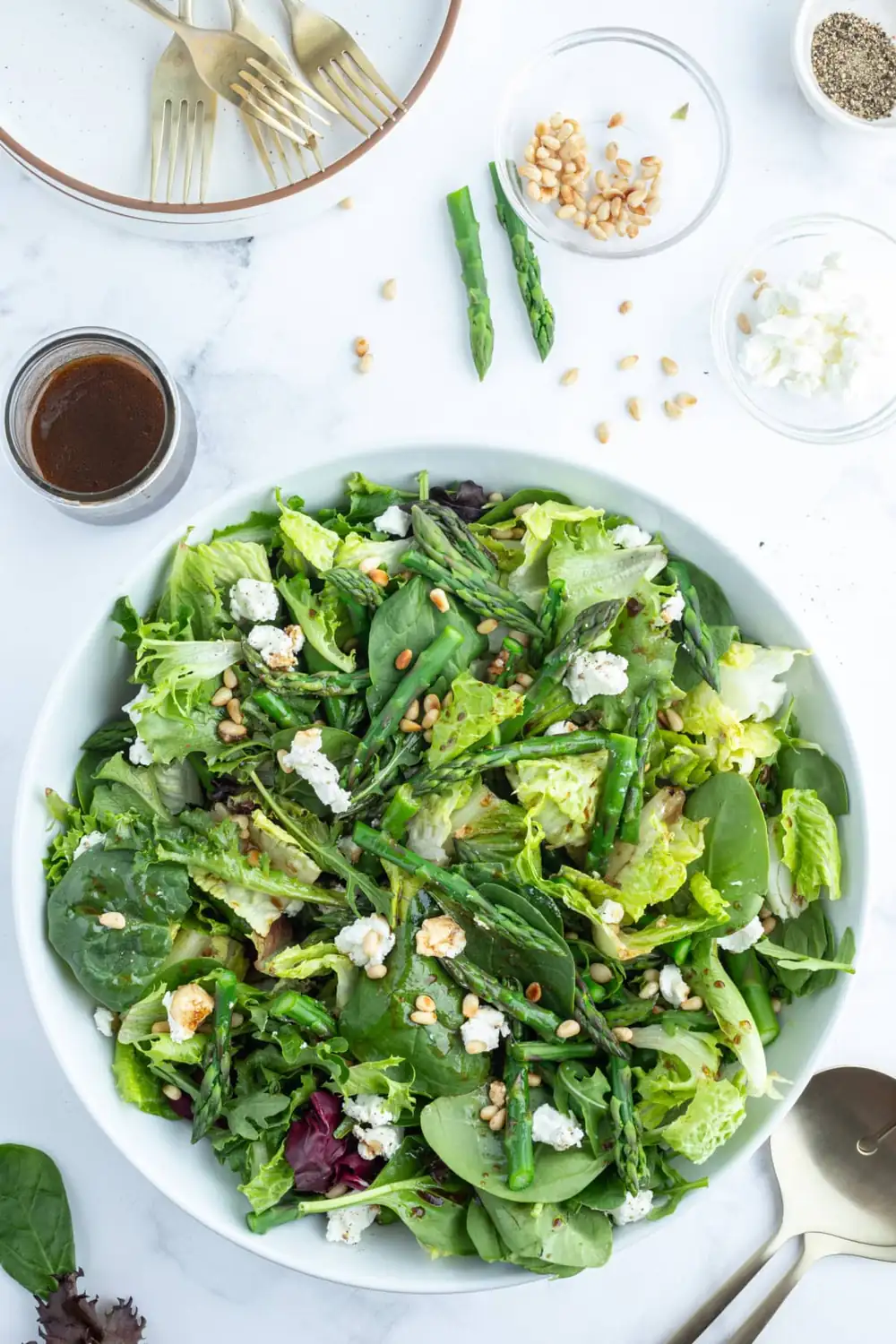 Asparagus and Goat Cheese Salad