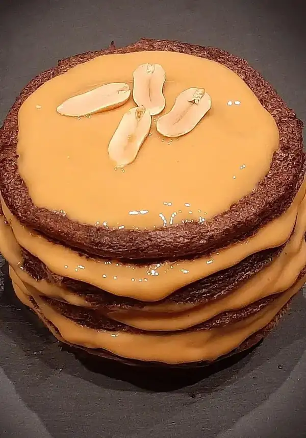 Cocoa and Caramel Pancakes