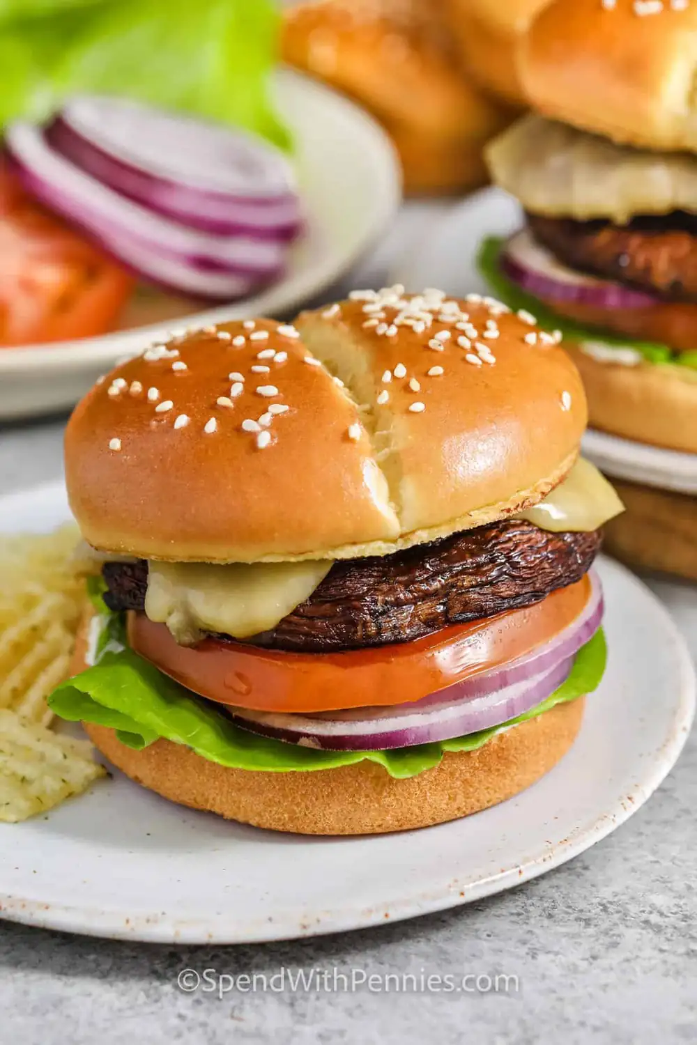 Portobello Mushroom Burgers
