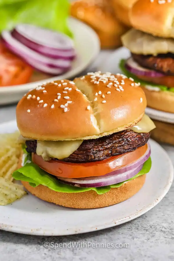 Portobello Mushroom Burgers