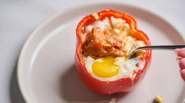 Shakshuka Stuffed Peppers Recipe