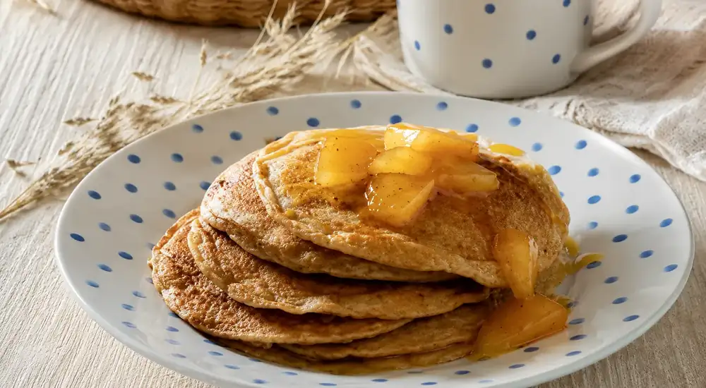 Tortitas de centeno con manzanas