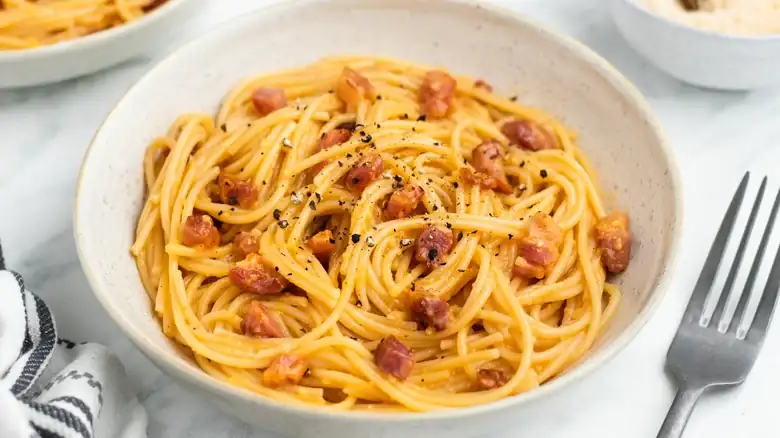 Spaghetti Pasta Carbonara Recipe
