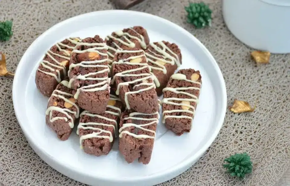 Biscotti de chocolate y almendras
