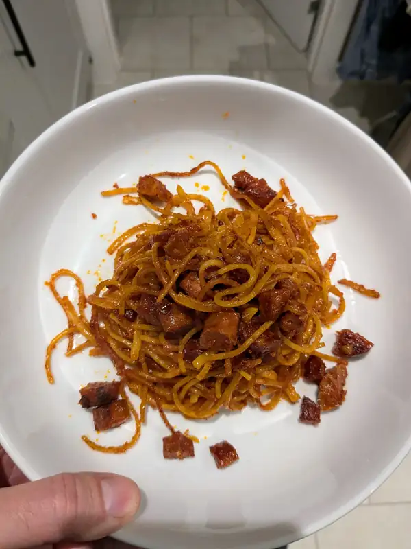 Chorizo Assassin's Spaghetti