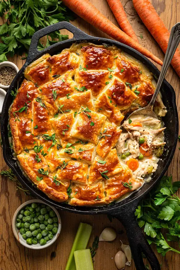 Puff Pastry Chicken Pot Pie