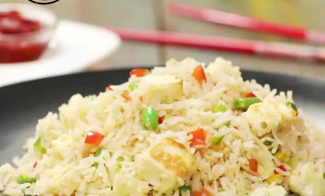 Easy Jain Paneer Fried Rice जैन पनीर फ्राइड राइस Recipe