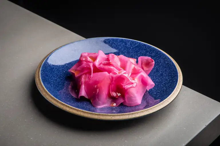 Beetroot Salad with Pickled Rose Recipe