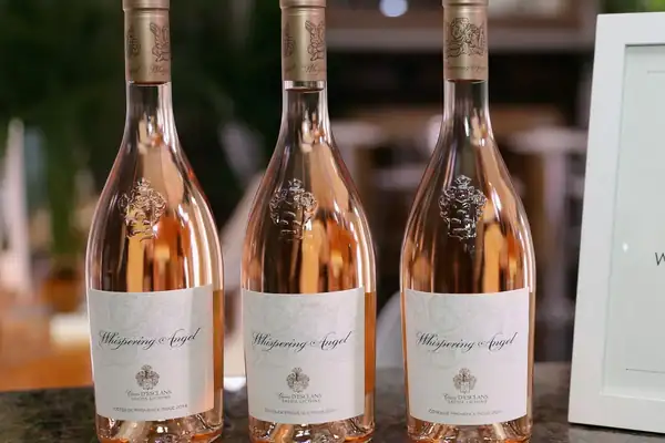Probé el vino rosado Whispering Angel y el rosado de imitación de Aldi de 8,99 libras para ver si se comparan.