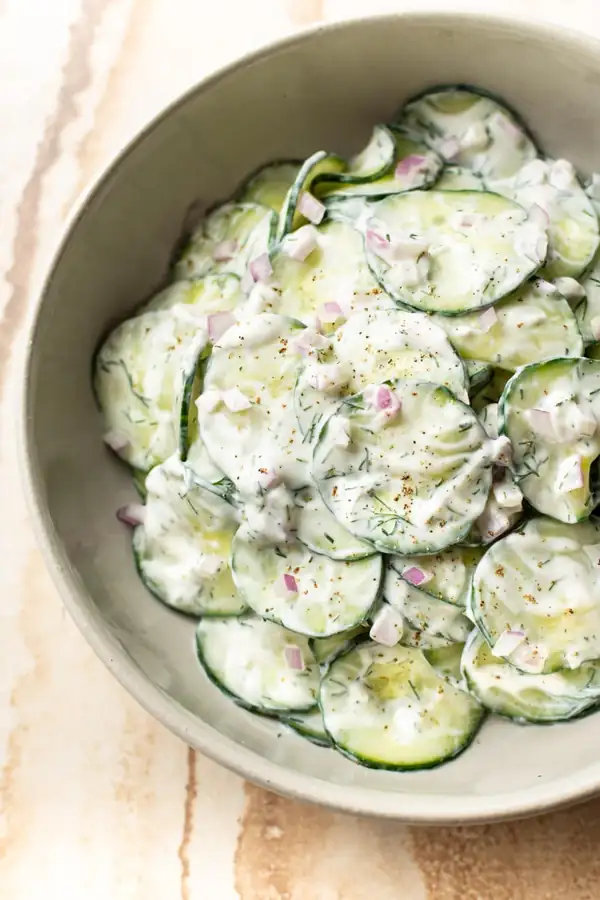 Creamy Cucumber Salad