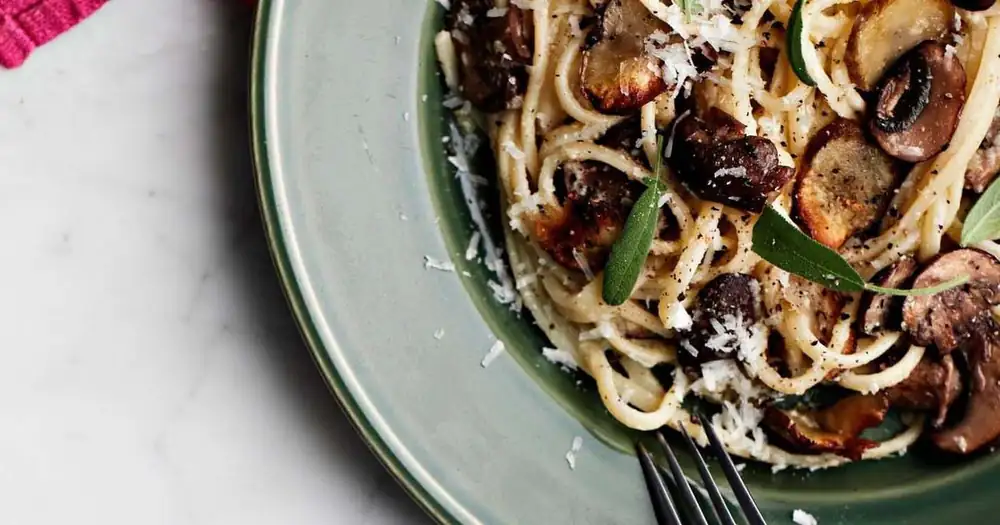 Two artichoke pasta