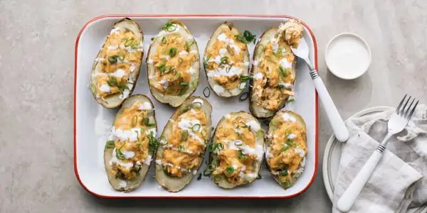 Buffalo chicken chili, loaded baked potatoes and more easy recipes to make this week