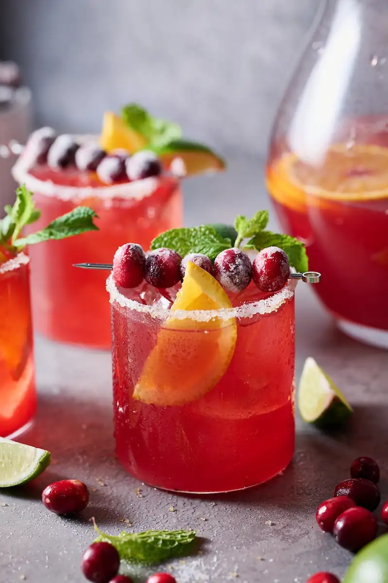 Cranberry Ginger Margaritas