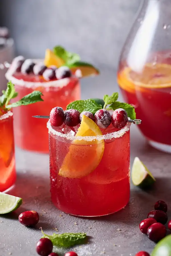 Cranberry Ginger Margaritas