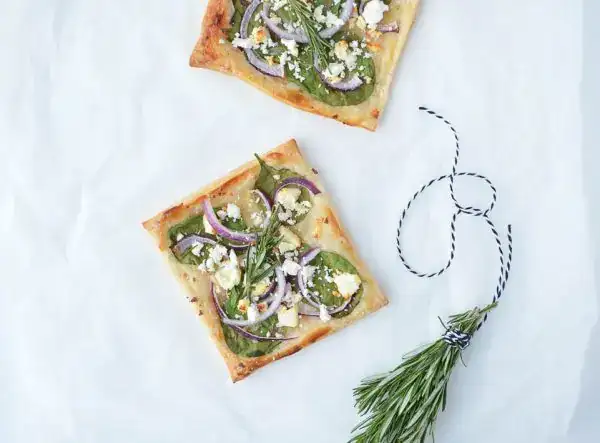 Greek mini pizzas