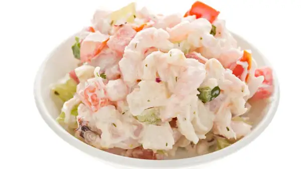You Need To Think Twice Before Freezing That Leftover Seafood Salad