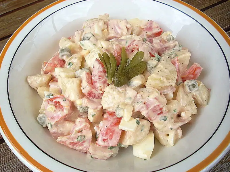 Traditional Piedmontese salad