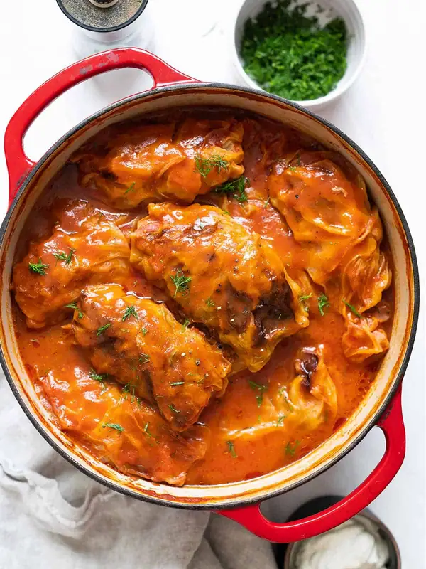 My cabbage rolls use basic ingredients but are to die for!