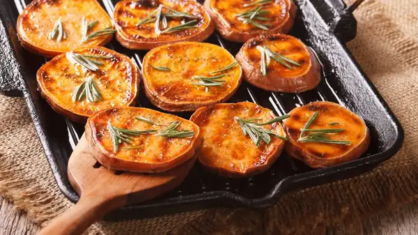 The 2-Step Method For Flavorful Smashed Sweet Potatoes
